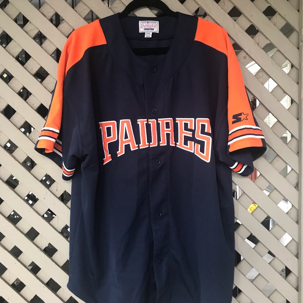Old School Padre Jersey-Blue